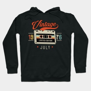 July 1976 - Limited Edition - Vintage Style Hoodie